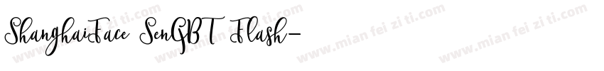 ShanghaiFace SenGBT Flash字体转换